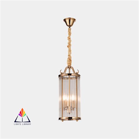 Celeste: Cylindrical Crystal Pendant Light – Lights Library