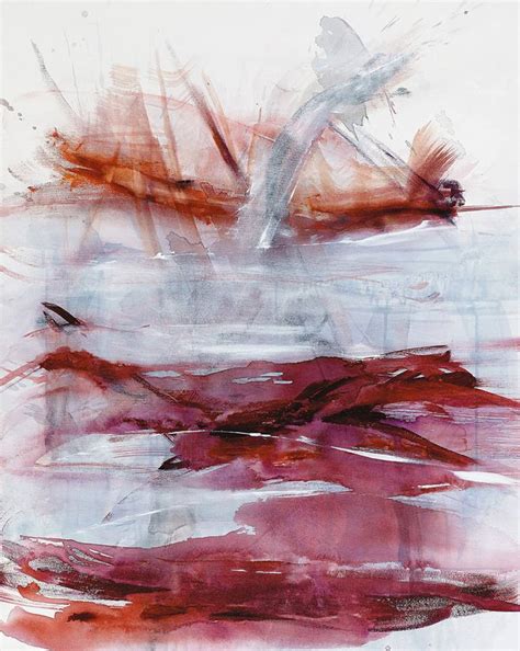 Lava layers Painting by Dorith Teichman | Saatchi Art