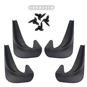 Look&Took Front & Rear Wheel Mud Guard Flap Cover for Kia Sonet 1.5 HTX ...