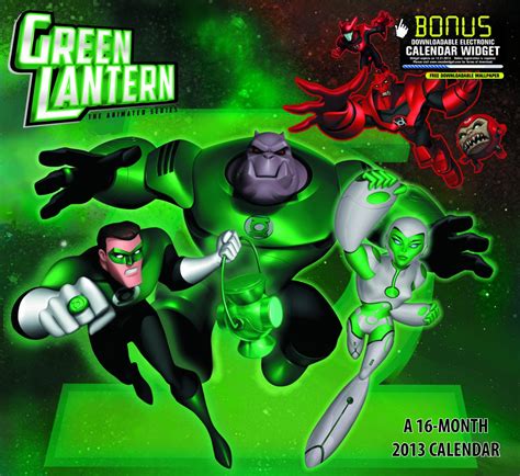 Buy Green Lantern the Animated Series 2013 Calendar: Includes Bonus ...