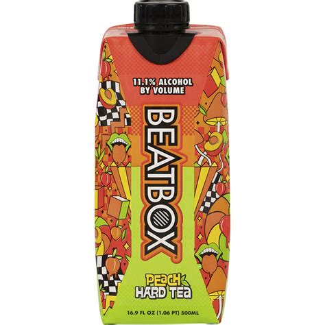 BeatBox Peach Hard Tea (16.9 fl oz) Delivery or Pickup Near Me - Instacart