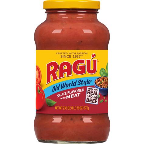 Ragu Old World Style Sauce Flavored with Meat - Shop Pasta sauces at H-E-B