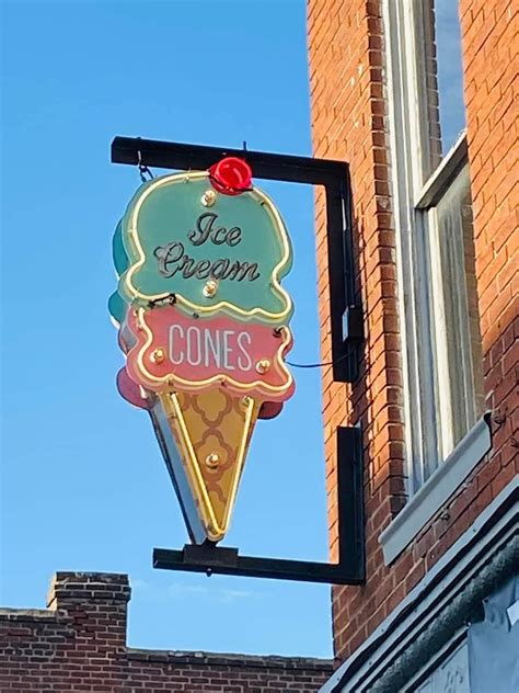 Pin by Stacy on Coffee shop in 2025 | Ice cream shop, Ice cream sign ...