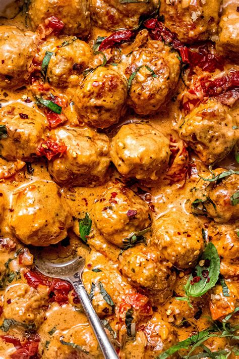 Marry Me Chicken Meatballs | Ground chicken recipes, Recipes, Healthy ...