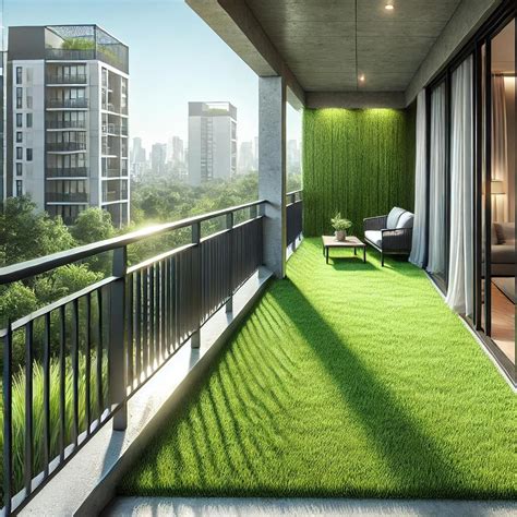 Buy Daizy Carpet 50MM High Density Artificial Grass Mat, 4 x 4 Feet ...