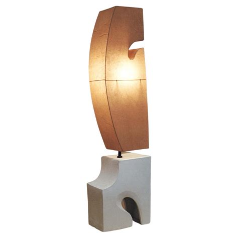 Signe Ceramic Floor Lamp Unique Piece by the French Artist Léa Bigot ...