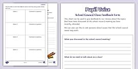 School Council Ballot Paper