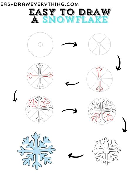 Easy snowflake drawing | Snowflake drawing easy, Snowflakes drawing ...