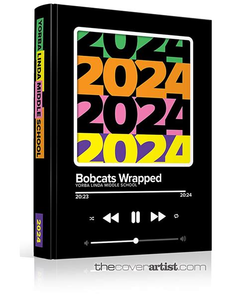 Yearbook Cover Idea - "Bobcats Wrapped" - Yorba Linda Middle School ...