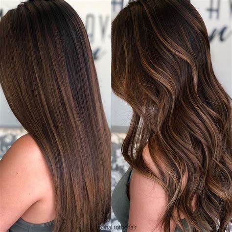 Brown Hair Balayage Straight at William Christy blog