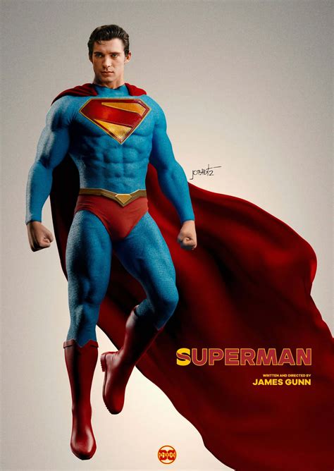 Superman David Corenswet Fan Art Reveals New Symbol on Costume