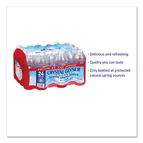 Crystal Geyser Alpine Spring Water, 16.9 Oz Bottle, 24/case, 84 Cases ...