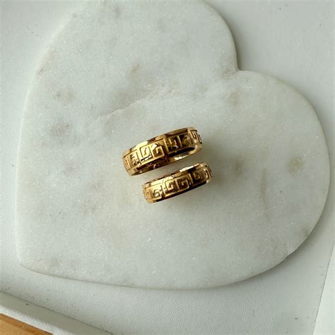 Eternal Greek Bond Couple Rings 11.19 Grams A Pair, 22KT Gold – Doodles ...