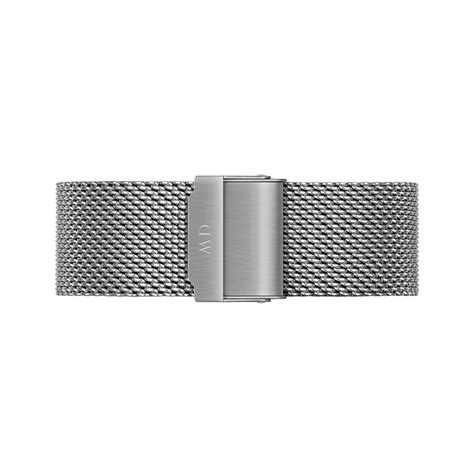 Mesh Onyx - Classic sterling silver watch & black dial | DW