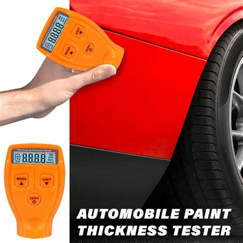 Automotive Paint Thickness Tester | Coating Thickness Gauge for Magnetic & Non-Magnetic Metals ...