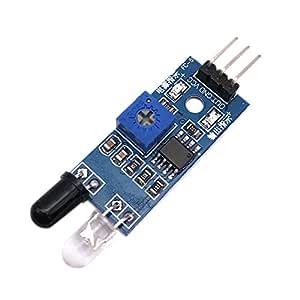 Profancity 10 Pcs IR Obstacle Avoidance Sensor Module Infrared Module ...