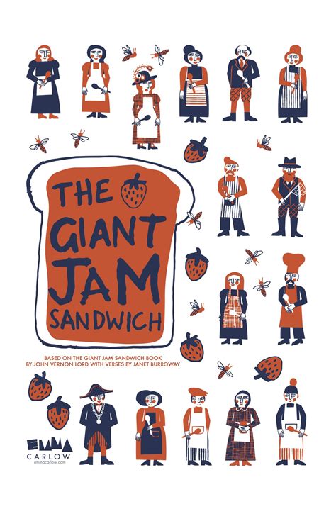 Giant Jam Sandwich Tea Towel - Ditchling Museum of Art + Craft