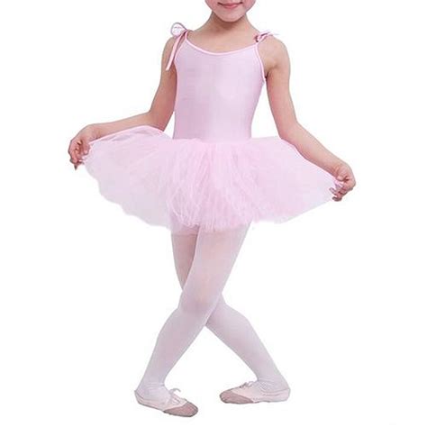 Buy Girls Ballet Tutu Skirted Dance Leotards Spaghetti Straps Ballerina ...