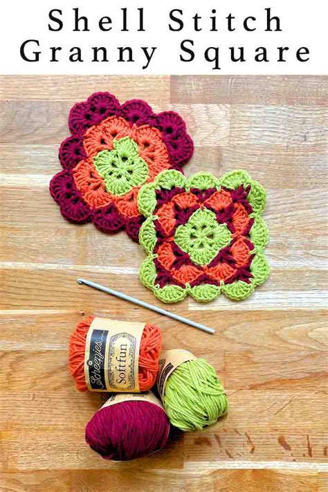 Image result for Shell Granny Square Pattern