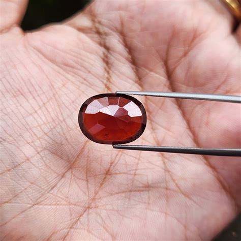 Natural and Original Hessonite Gomed Gemstone - 8.77 ct — My Soul Mantra
