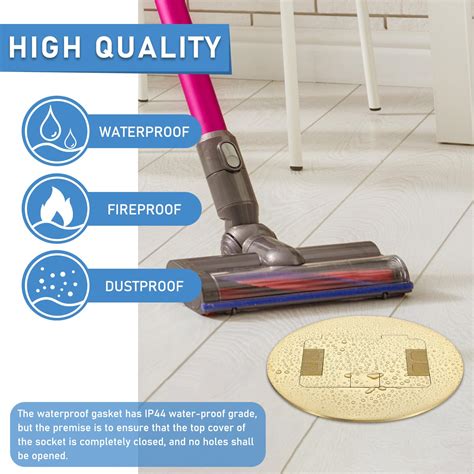 Kanayu 1 Pack Floor Receptacles with 4.8A USB Chargers 20 Amp Recessed ...