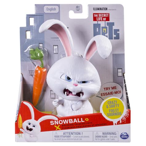 Amazon.com: The Secret Life of Pets - Snowball Walking Talking Pets ...