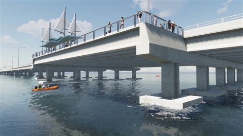 New aesthetics added to massive Howard Frankland Bridge construction ...