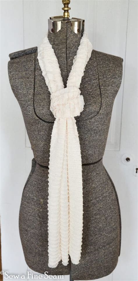 Image result for Ruffled Scarf Tutorial