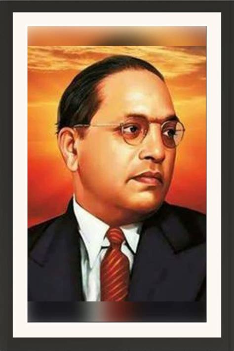 FRAMES CAPITAL Dr. Bhim Rao Ambedkar Wall Hanging Framed Photo Without ...