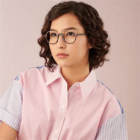 Buy Silver Purple Tortoise Purple Full Rim Geometric Vincent Chase ...
