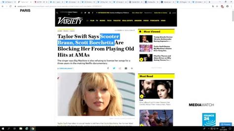 Taylor Swift v. former record label in court of public opinion - MediaWatch