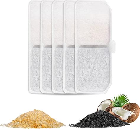 Necomi Cat Automatic Water Fountain Filters, 5 Piece, 3L : Amazon.in ...