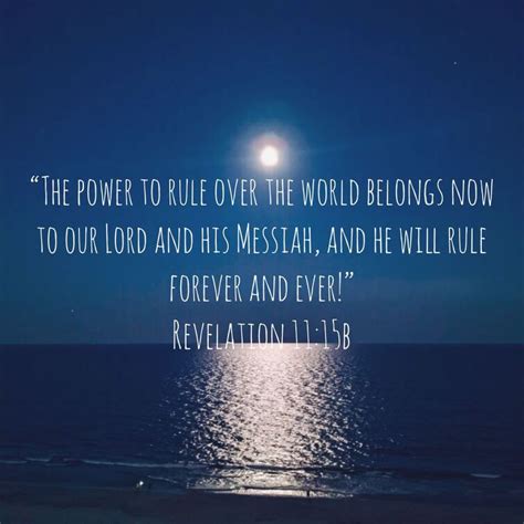 Revelations 11:15 in 2020 | Revelation 11, Christian quotes, Revelation