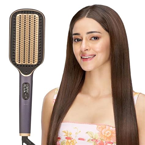 VEGA Hair Straightener Brush With Up To 12 Hrs Straightening Effect ...