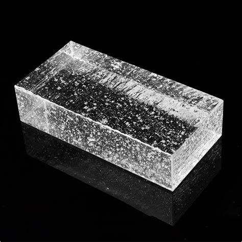 EMCXXCJQ Glass Blocks Transparent Solid Glass Bricks， Room India | Ubuy