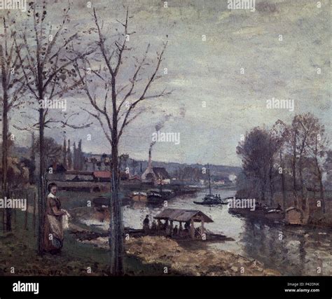 The Washing House, Pontoise Port-Marly, or The Wash-house - 1872 - 46 ...