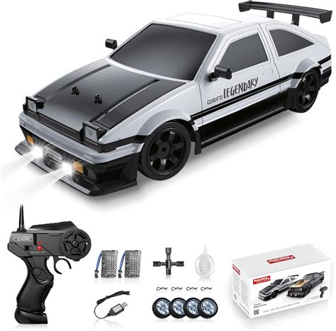 RC Drift Car 2.4GHz 1:16 Scale 4WD High Speed Remote Control Cars Vehicle with LED Lights Two ...