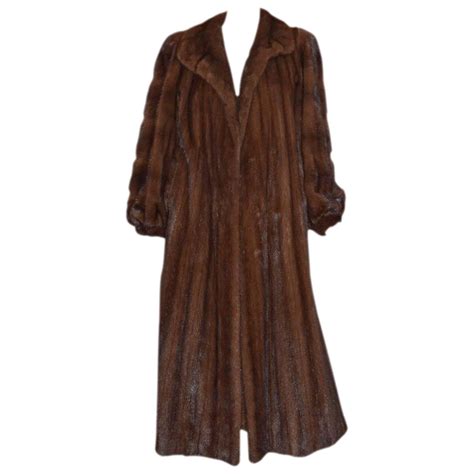 Revillon Full Length Mink Coat at 1stdibs