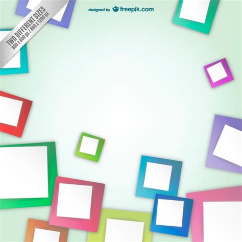 Sfondo con quadrati colorati | Vettore Gratis