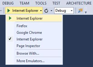 Image result for How to Switch Browser On Visual Studio