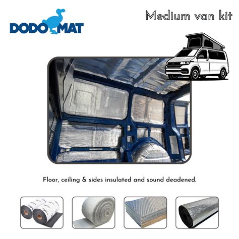 DODO Medium Van Campervan Insulation & Sound Deadening Kit – Seaside ...