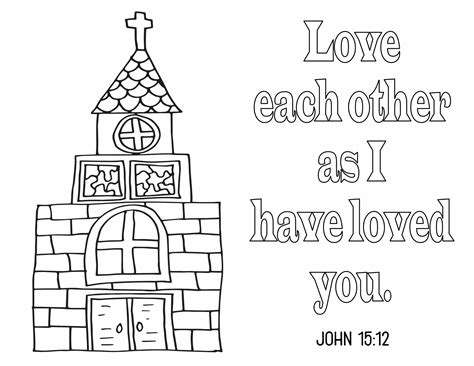 Love One Another Coloring Pages