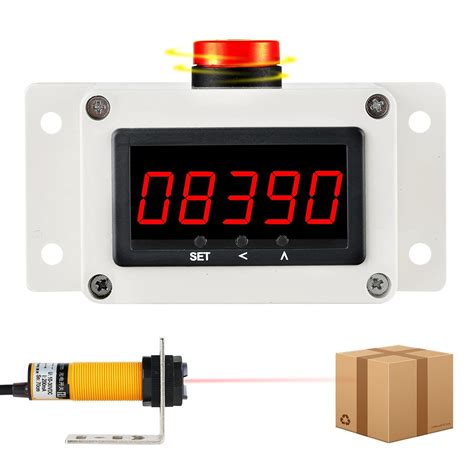 Digital LED Counter Piece Counting Count Up to 99999 with Alarm ...