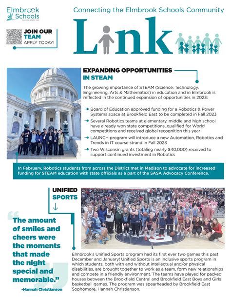 LINK March 2023 by Elmbrook Schools - Issuu