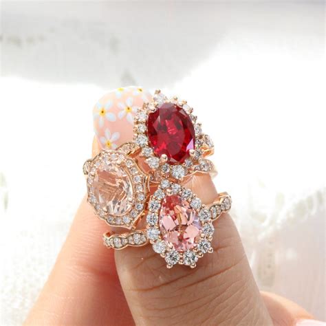 Unique Colored Engagement Rings