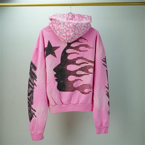 Men's Hellstar Brain Pink Hoodie - Etsy