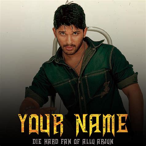 Allu Arjun Movie Font Generator - Life Liker.in