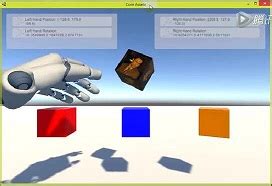 Unity Leap Motion Tutorial 的图像结果