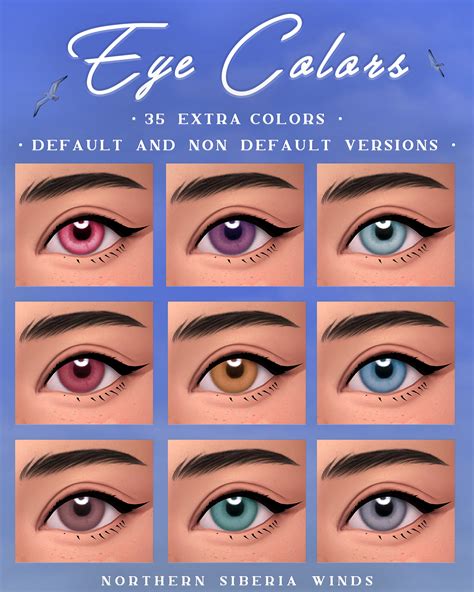Ts4 eye color – Artofit