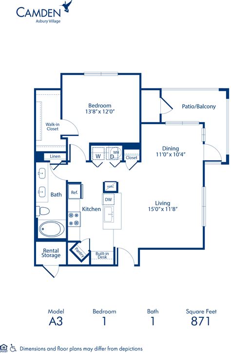 12 - 104, A3 at Camden Asbury Village | camdenliving.com